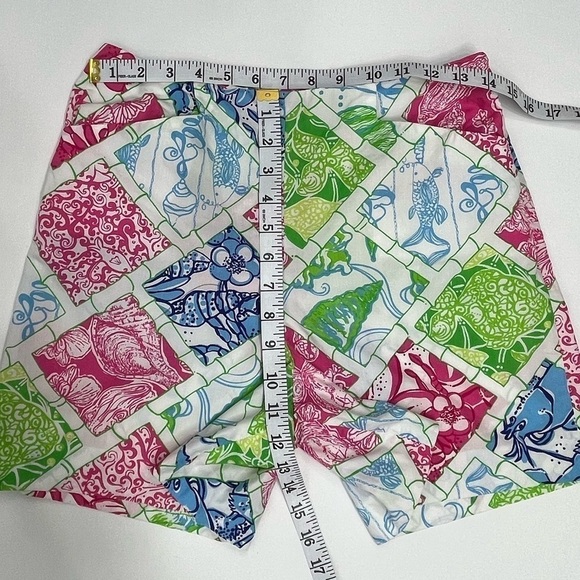 Lilly Pulitzer Callahan costal cotton shorts size 2 - Picture 3 of 10